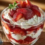 Dessert di Fragole con Yogurt
