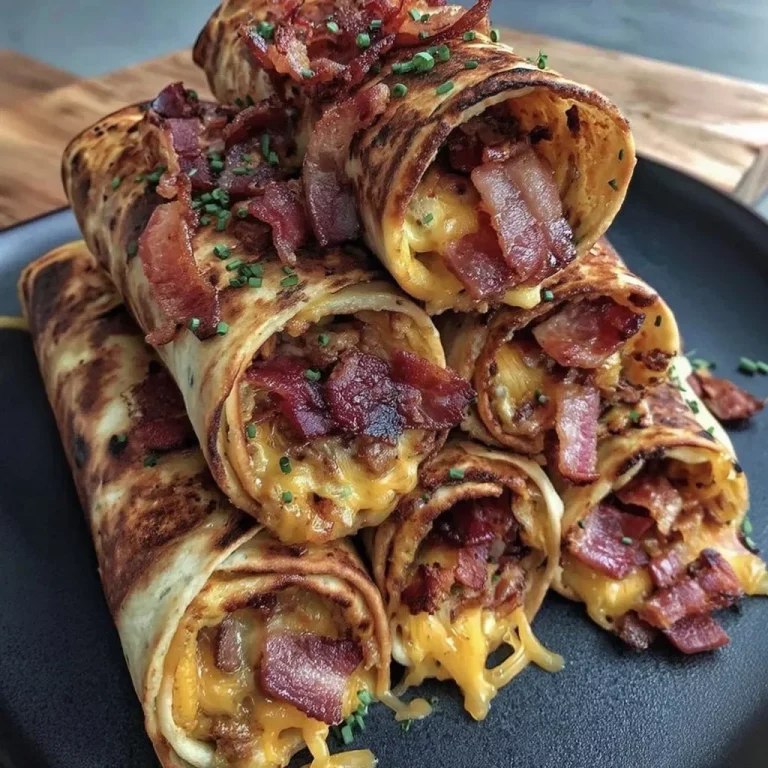Burger al formaggio con aglio, burro e pancetta su un piatto