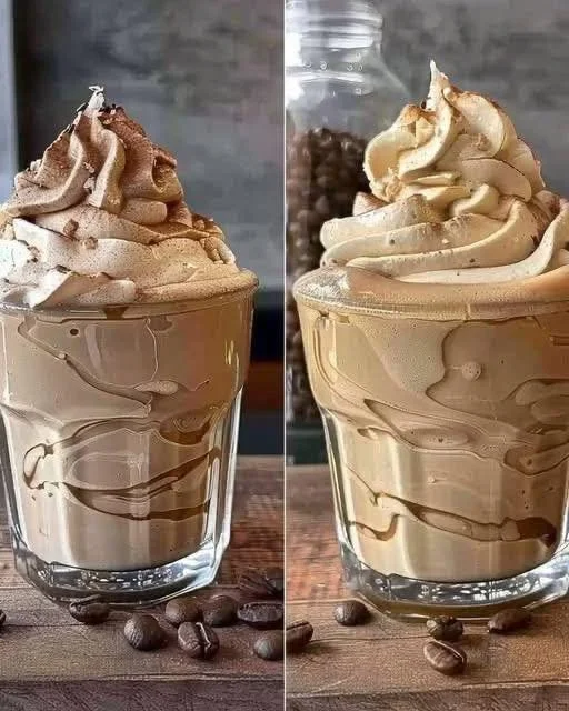 Crema di caffè preparata con tre ingredienti freschi e deliziosi