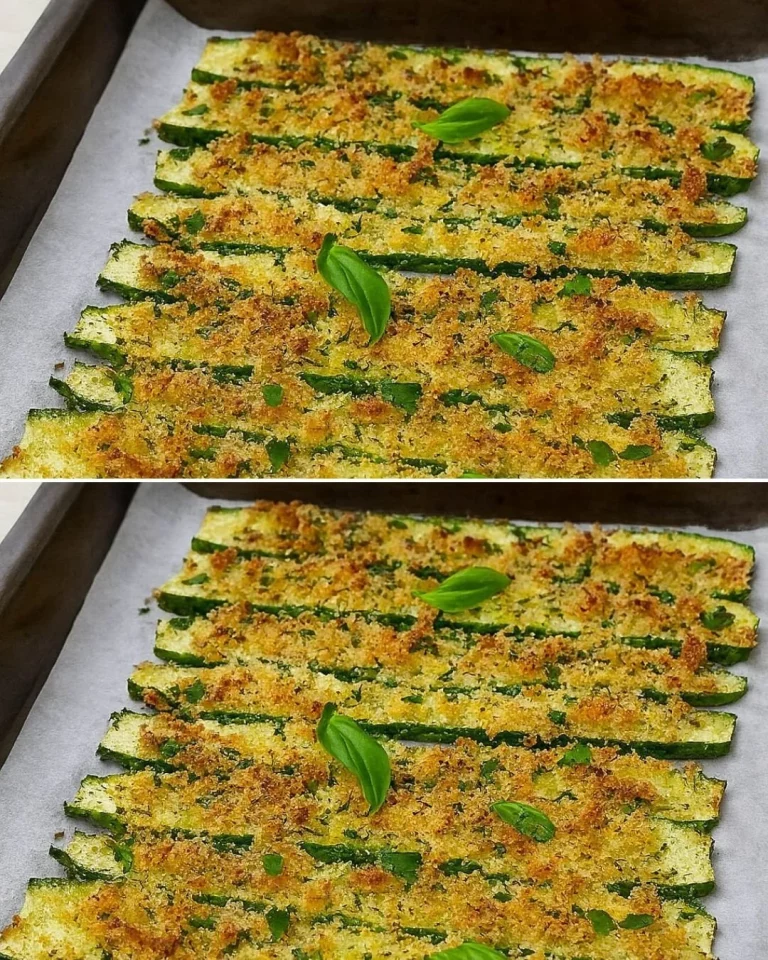 Zucchine gratinate leggere al forno, piatto sano e delizioso.