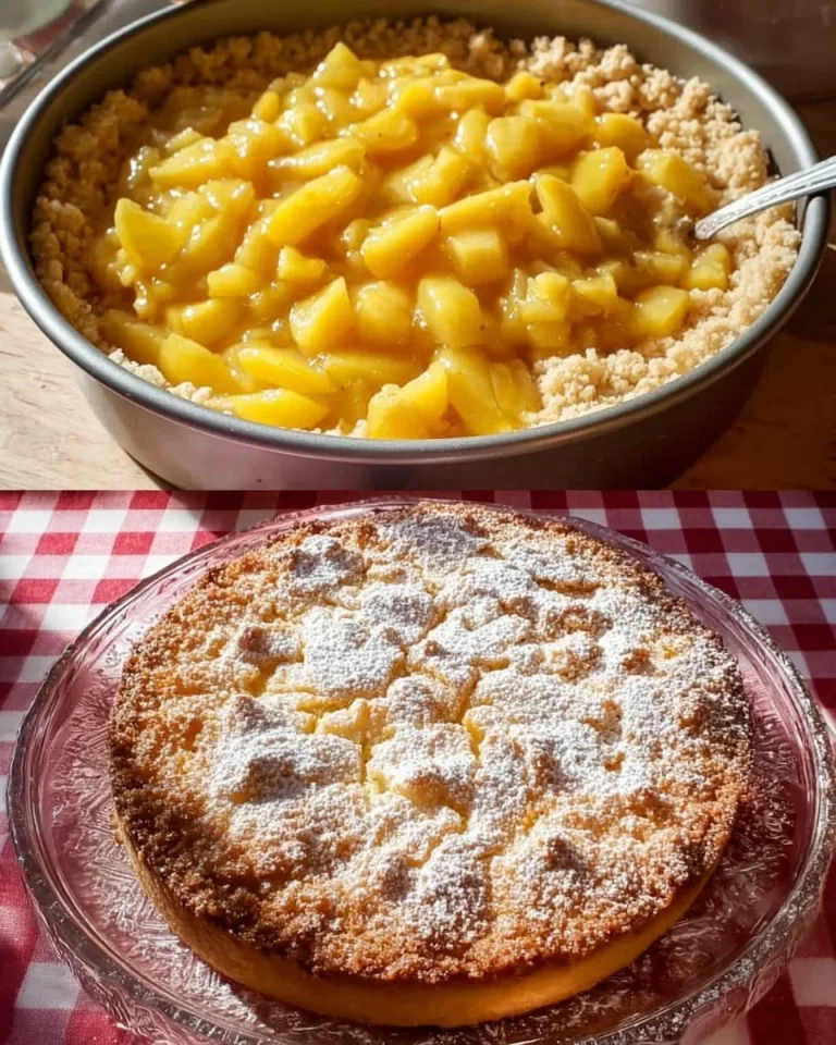Torta di Mele Croccante con mele fresche e crosta dorata