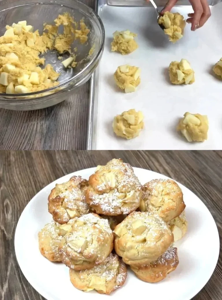 Biscotti di mele croccanti e dolci fatti in casa