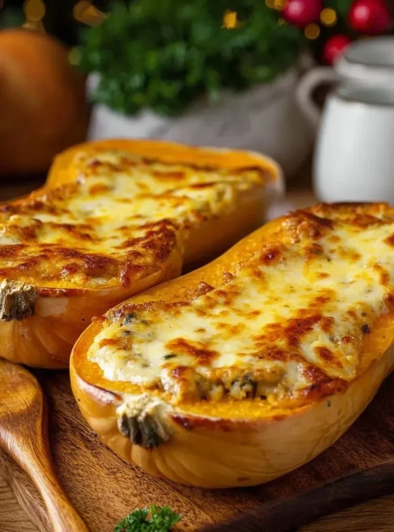 Piatto di Calabaza Gratina appena sfornata, ricca di sapori e ingredienti freschi.