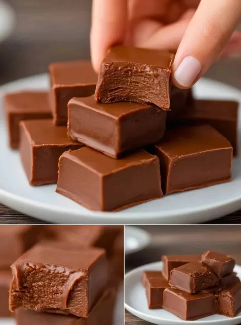 Fudge di Banana con Cioccolato pronto da servire