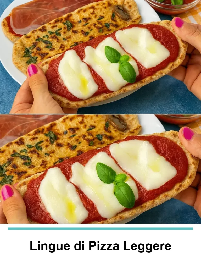Lingue di pizza leggere, una ricetta gustosa e leggera per un antipasto perfetto.