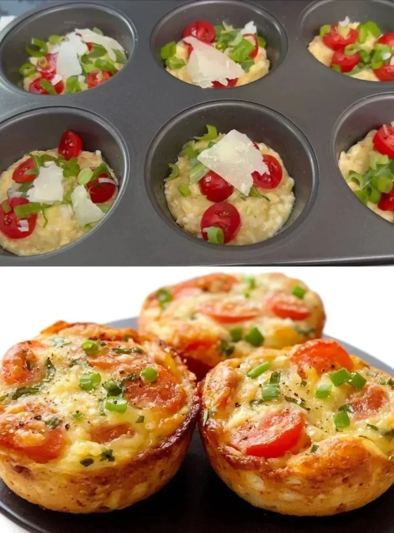 Muffin di avena salati freschi e gustosi