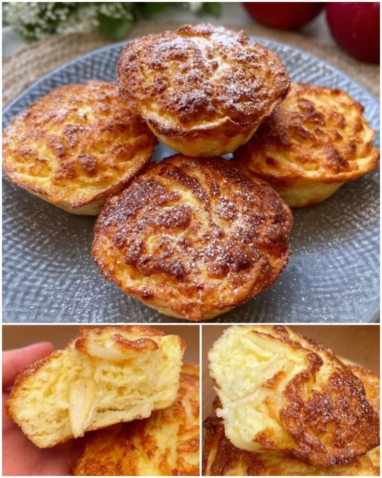 Muffin di Mela e Yogurt appena sfornati, morbidi e invitanti