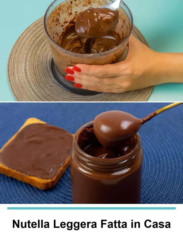 Ricetta Nutella Leggera Fatta in Casa con ingredienti naturali