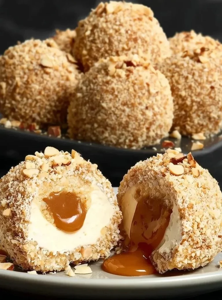 Deliziose palline di crema di nocciole pronte da gustare