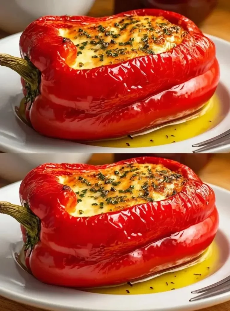 Deliziosi Peperoni Ripieni pronti per essere serviti