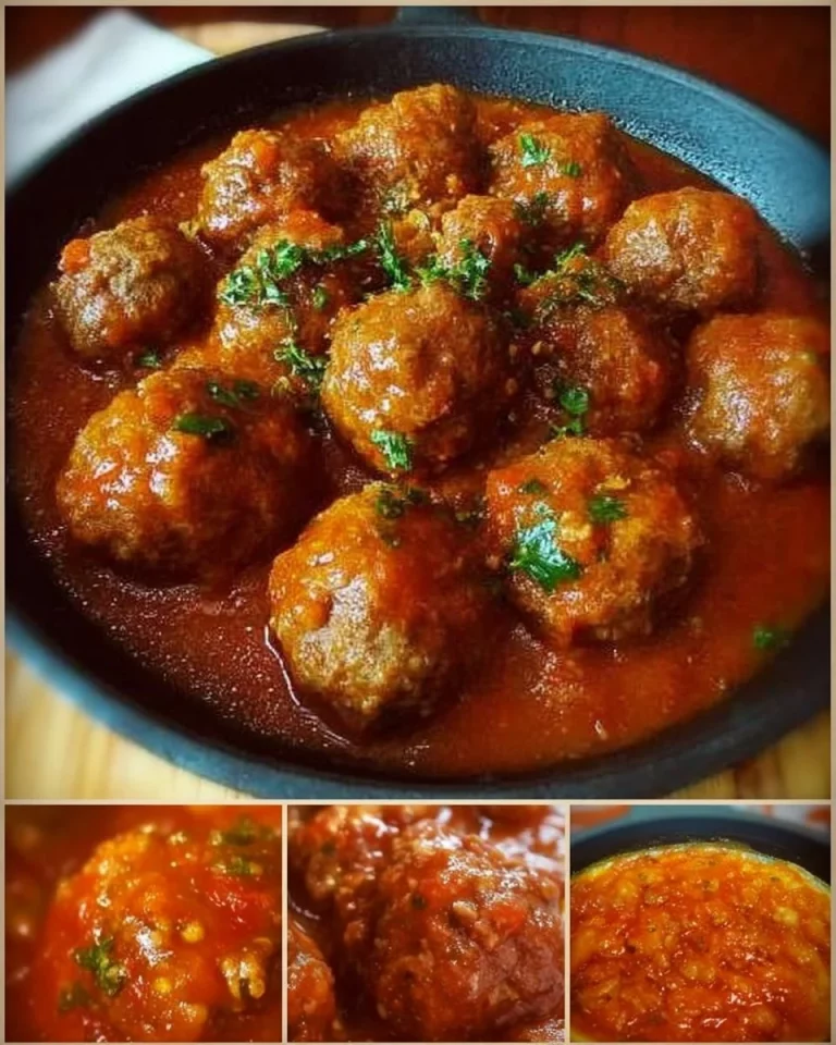 Polpette di vitello al sugo pronte da servire