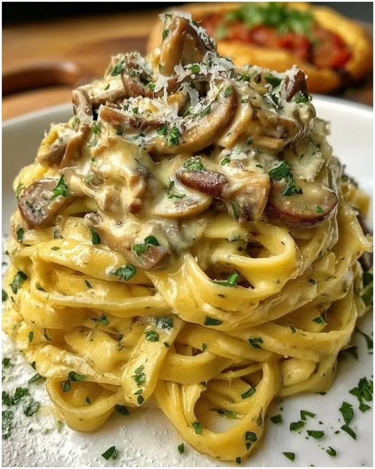 Tagliatelle con crema di Parmigiano e funghi porcini gourmet