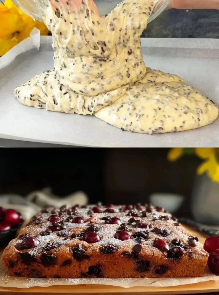 Torta di Cioccolato con Ciliegie, un dolce irresistibile e goloso.