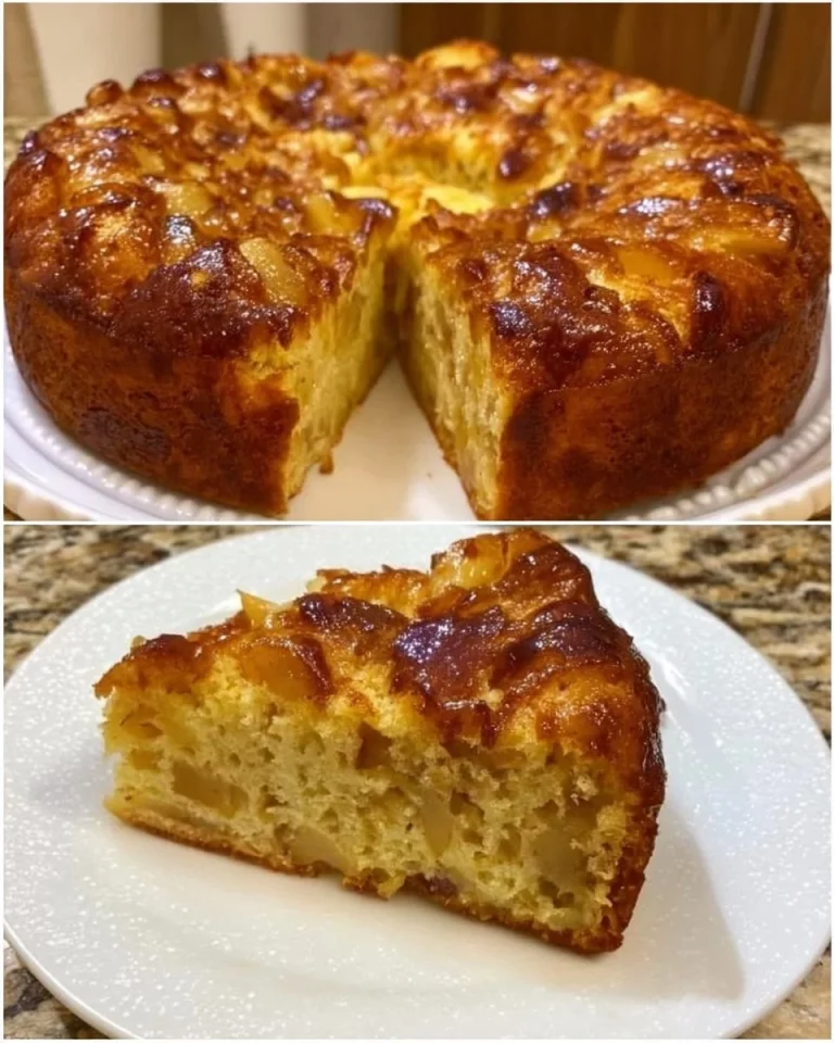 Fetta di torta di mele velocissima servita con decorazioni