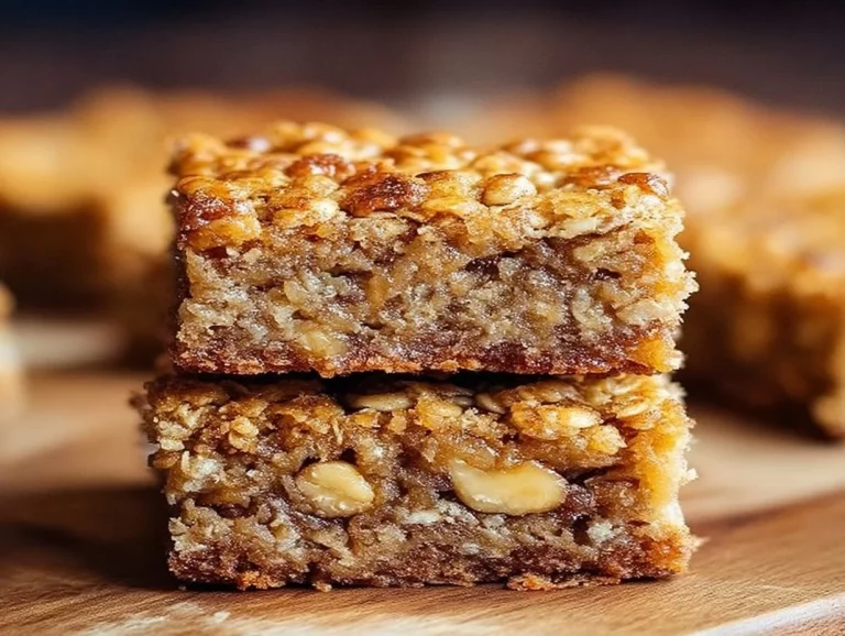 Barrette di Avena e Banana fatte in casa, gustose e nutrienti.