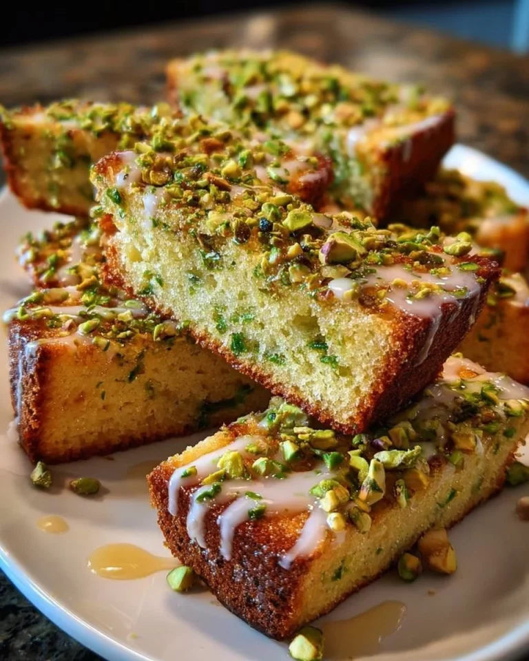 Biscotti al Pistacchio e Cittro appena sfornati su un piatto decorativo.