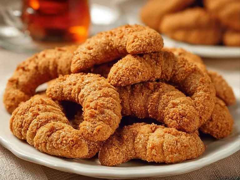 Biscotti vegan con farina di castagne senza zucchero su un piatto
