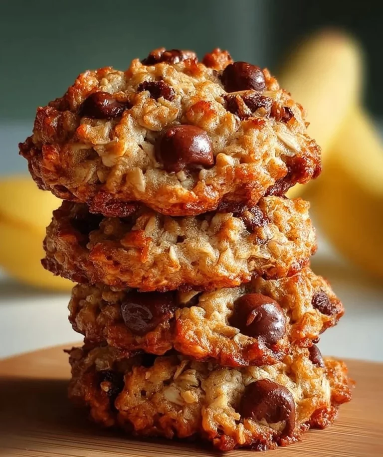 Deliziosi biscotti di banana e cioccolato, dolci fatti in casa