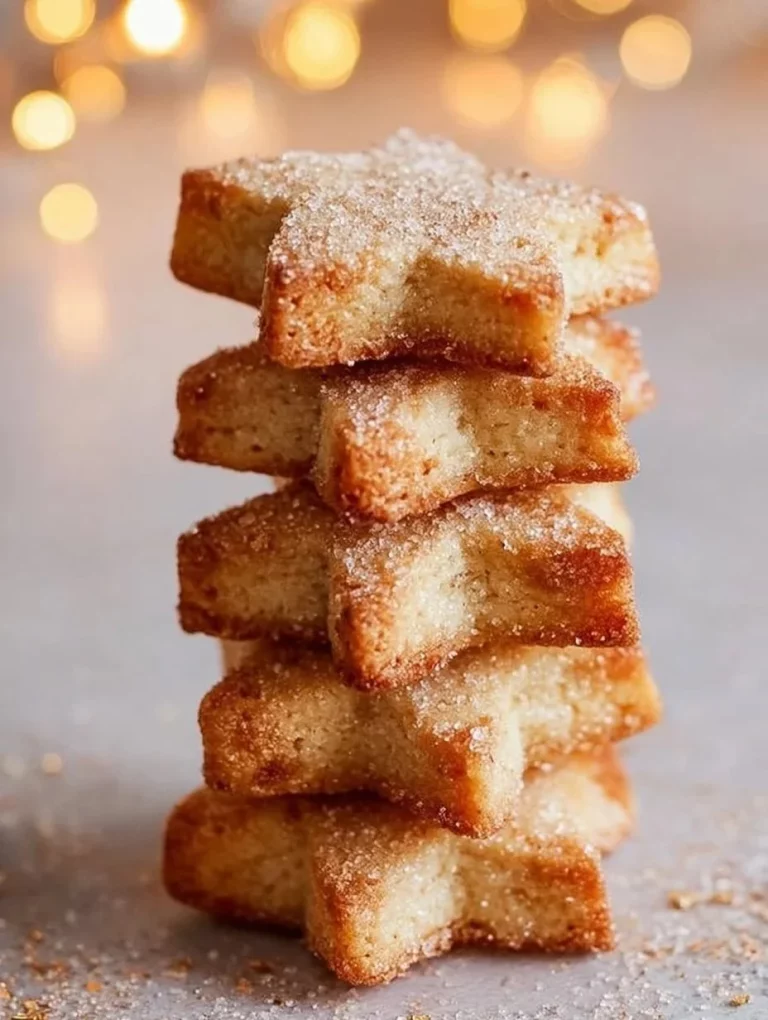 Biscotti di crema acida e cannella freschi e profumati