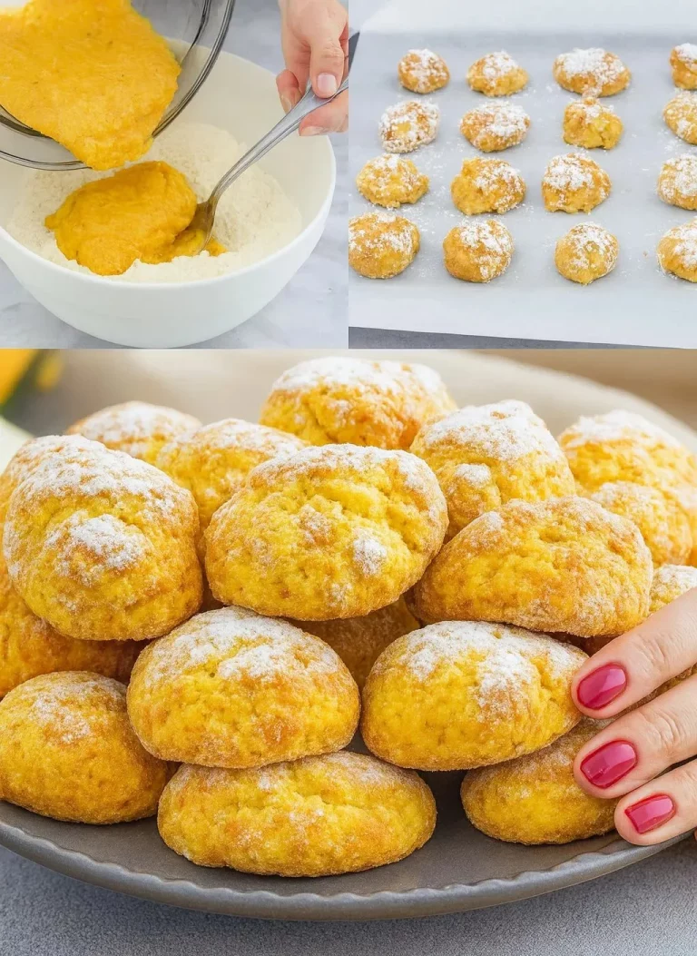 Biscotti di Zucca freschi su un piatto decorativo