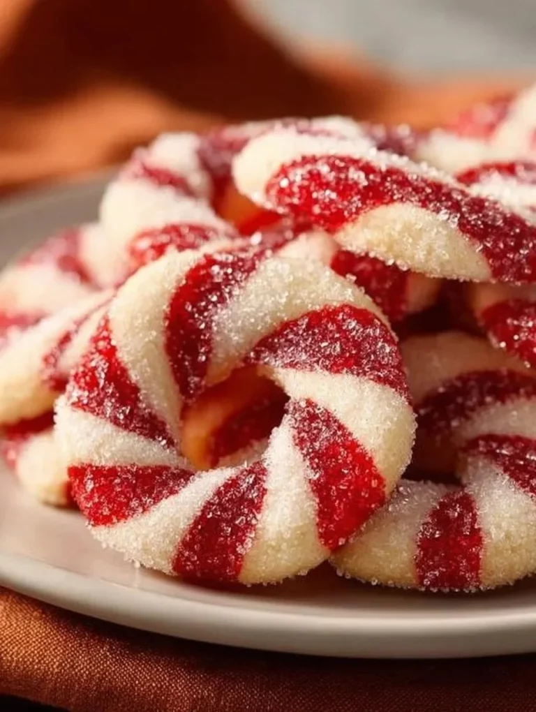 Biscotti festivi a forma di bastoncini di zucchero decorati per le festività