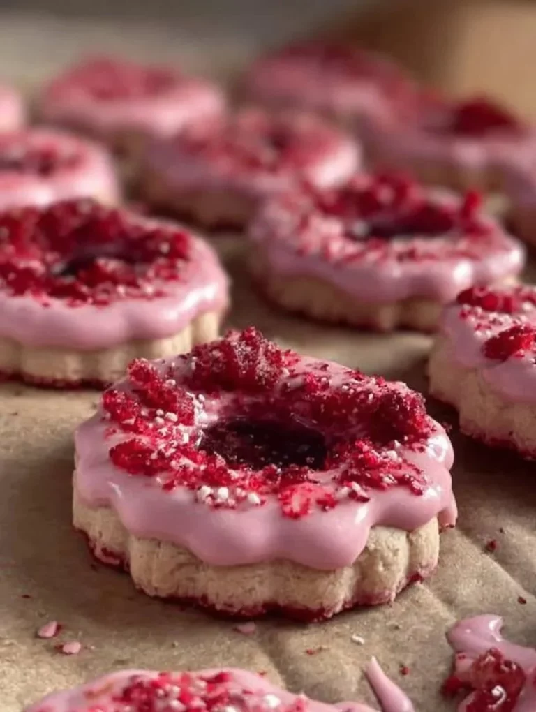 Biscotti fruttati appena sfornati, perfetti per una merenda golosa.