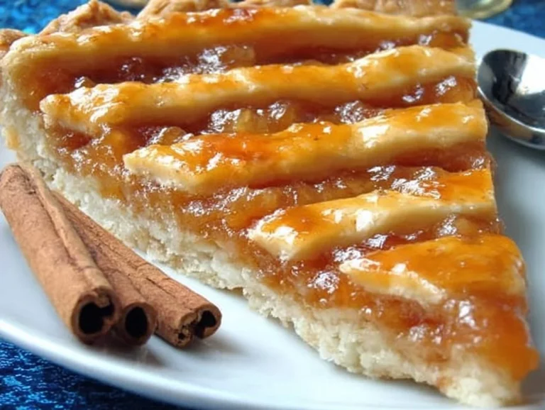 Crostata senza zucchero con frutta fresca e crosta dorata