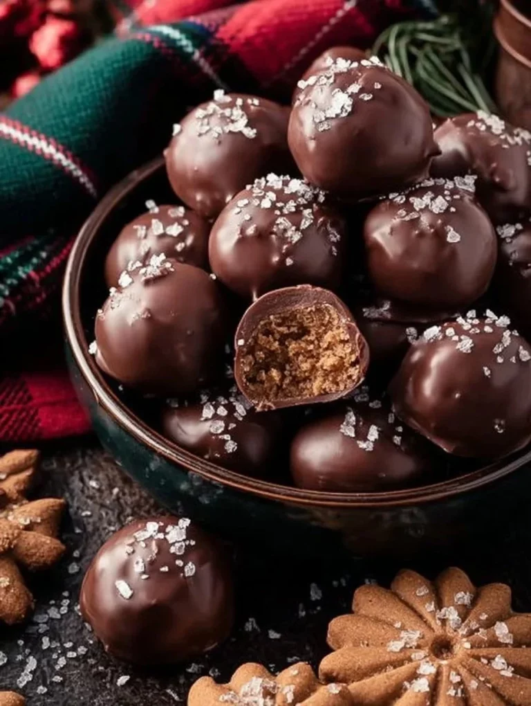 Palline di Spekulatius, dolci tradizionali speziati e croccanti.