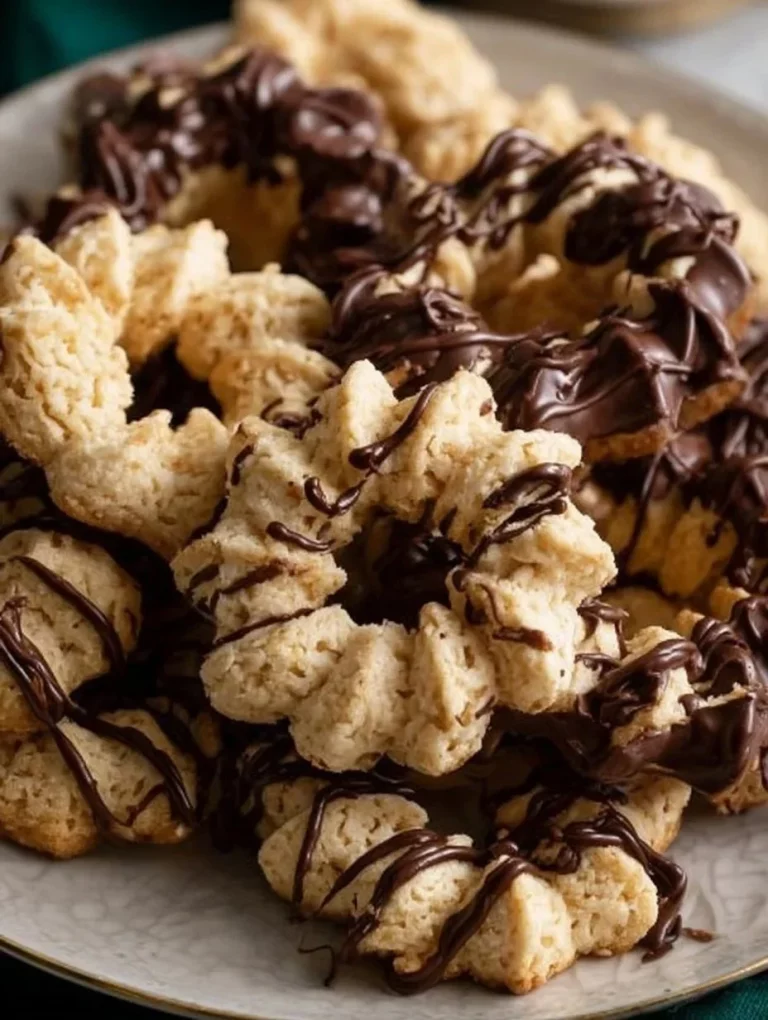 Deliziosi Spritzgebäck decorati con zucchero e glassa.