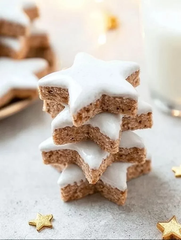 Stelle di cannella, dolci tipici per le festività natalizie.