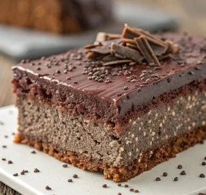 Torta di Cioccolato con Semi di Chia senza Farina, dolce goloso e senza glutine