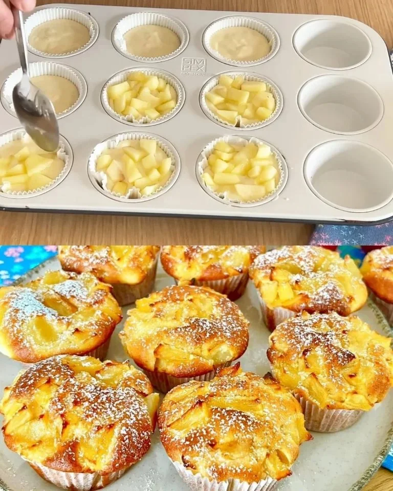 Una deliziosa fetta di Torta di Mele servita su un piatto