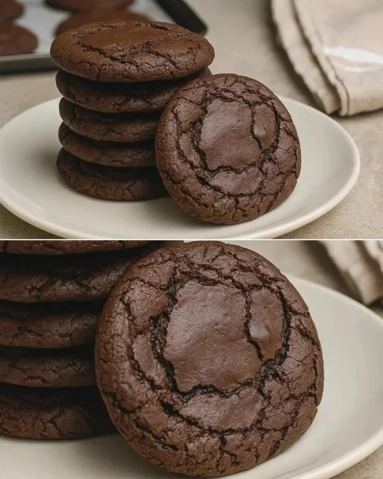 Biscotti al cacao senza glutine serviti su un piatto bianco