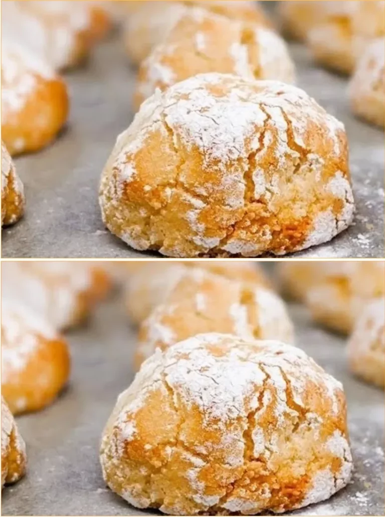 Biscotti al Limone Soffici freschi appena sfornati in un piatto bianco