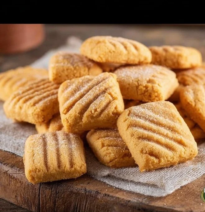 Biscotti al miele fatti in casa su un piatto