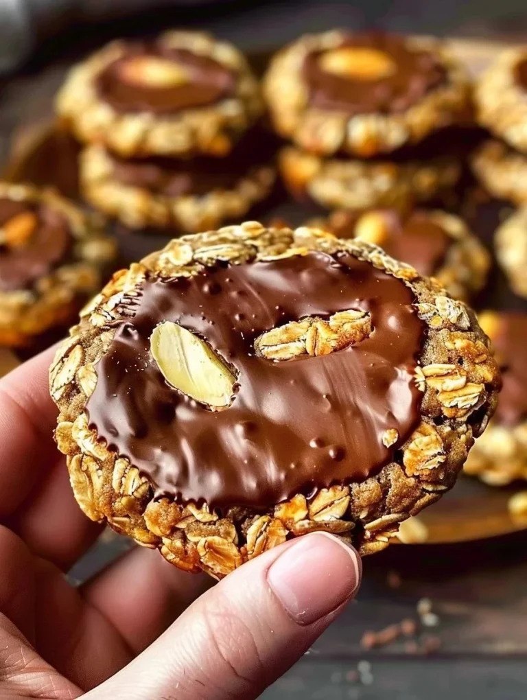 Biscotti alla banana e cioccolato freschi su un piatto
