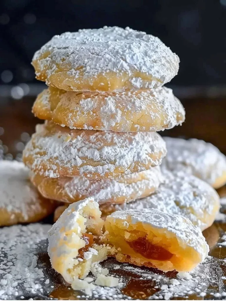 Biscotti alla marmellata freschi e gustosi, perfetti per ogni momento.