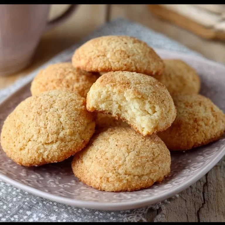 Biscotti allo yogurt morbidi e senza burro su un piatto decorato