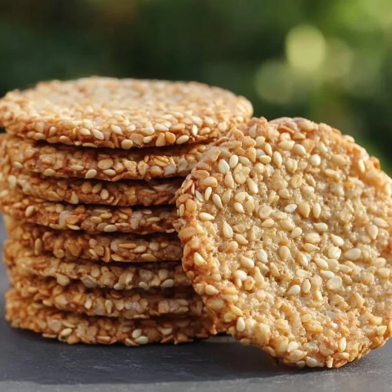 Biscotti d'avena e sesamo fit senza zucchero in un piatto