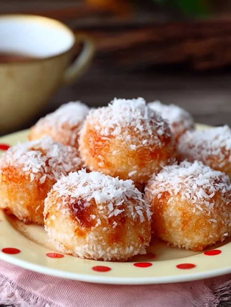 Biscotti di Cocco Veloci appena sfornati su un piatto