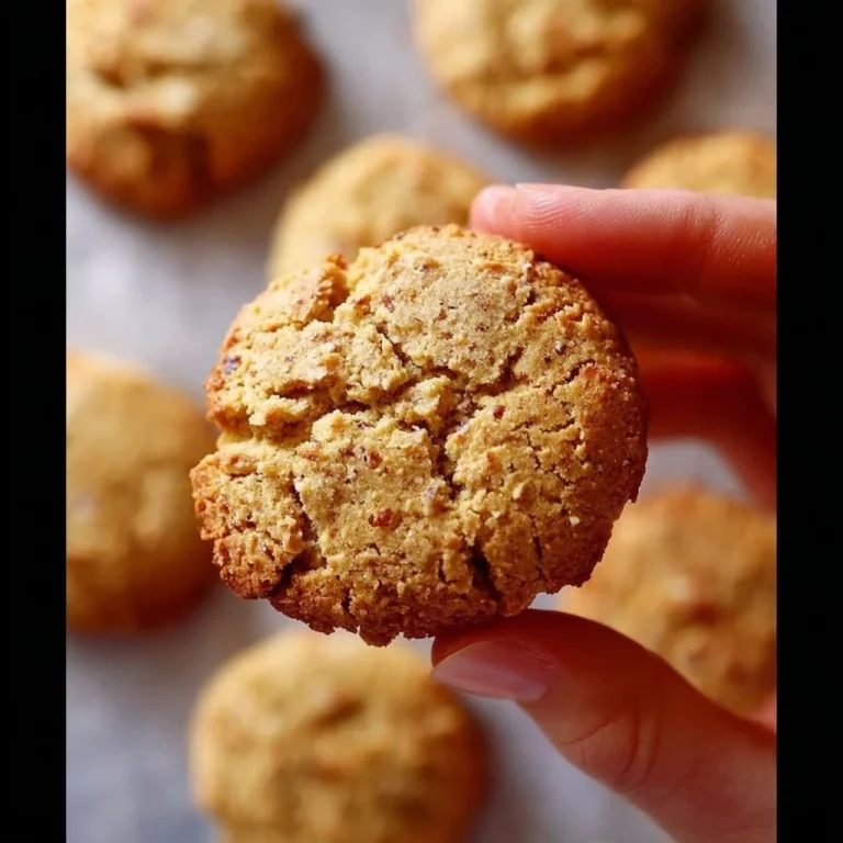 Biscotti di farina di ceci serviti su un piatto