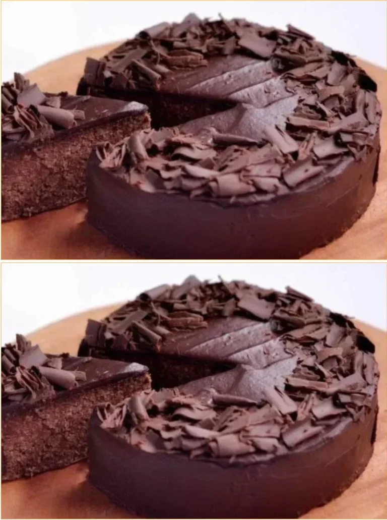 Torta al cioccolato facile con 3 ingredienti, senza forno e senza uova