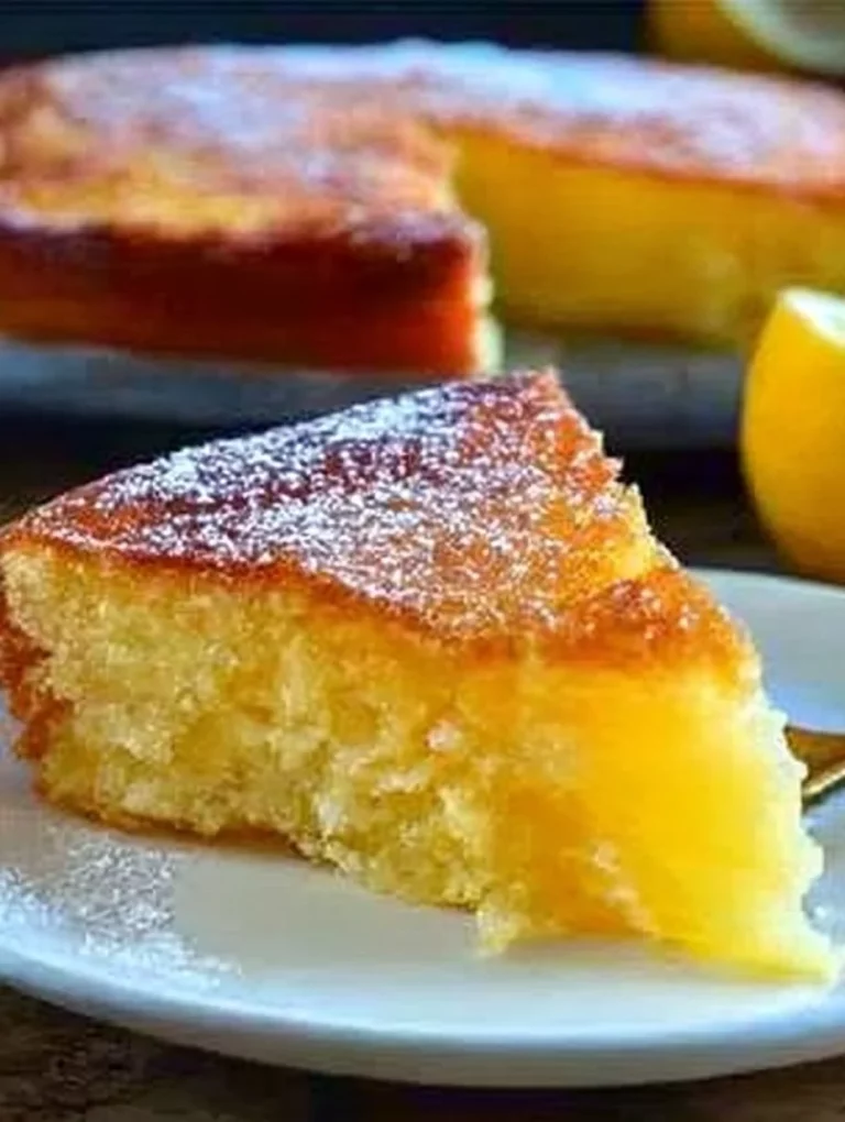 Torta al limone senza glutine con yogurt greco, dessert fresco e leggero