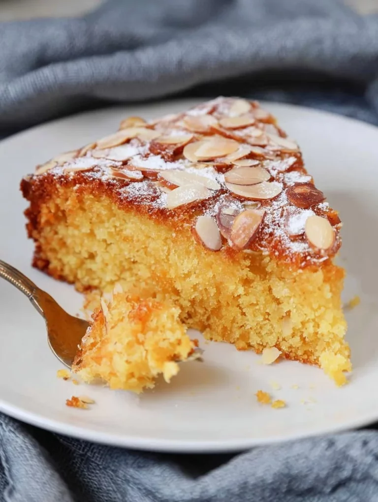 Torta all'Arancia e Mandorle senza Glutine e senza Farina, decorata con arance fresche