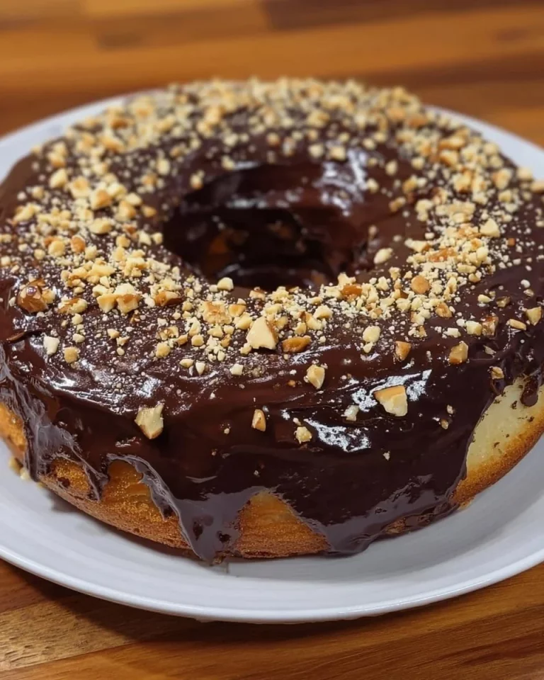 Torta Bundt Marmorizzata con striature di cioccolato e vaniglia