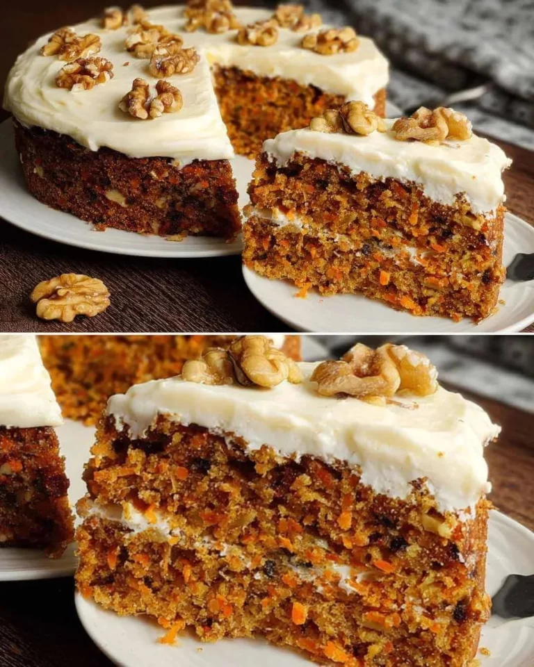 Torta di Carote e Avena con decorazione di carote fresche