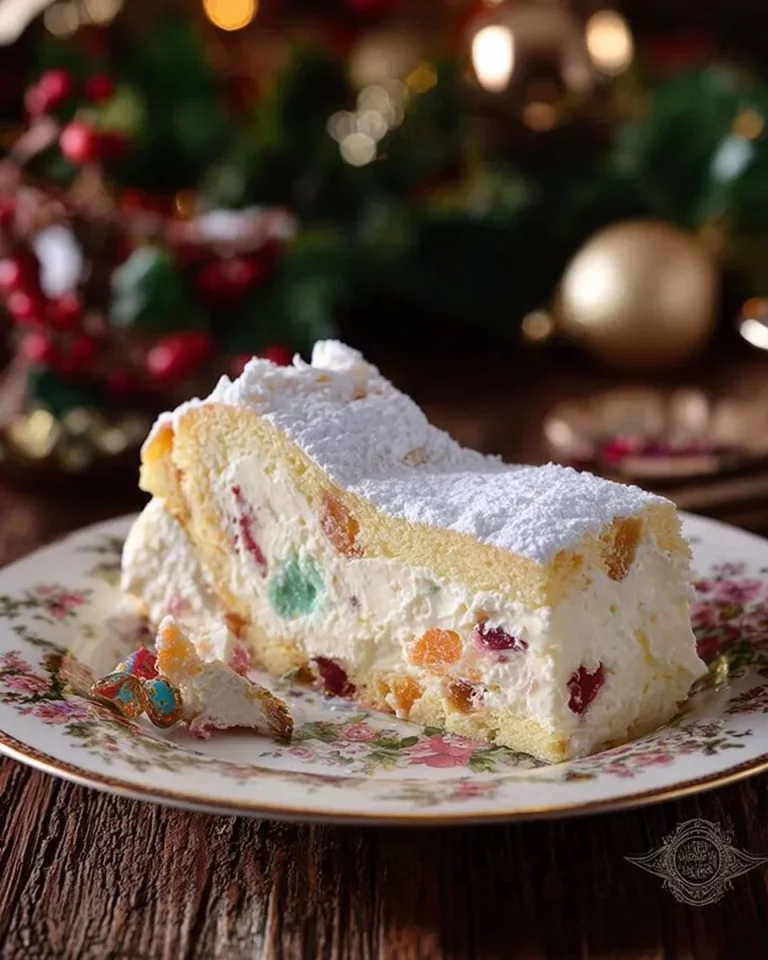 Torta di Natale senza farina decorata per le festività