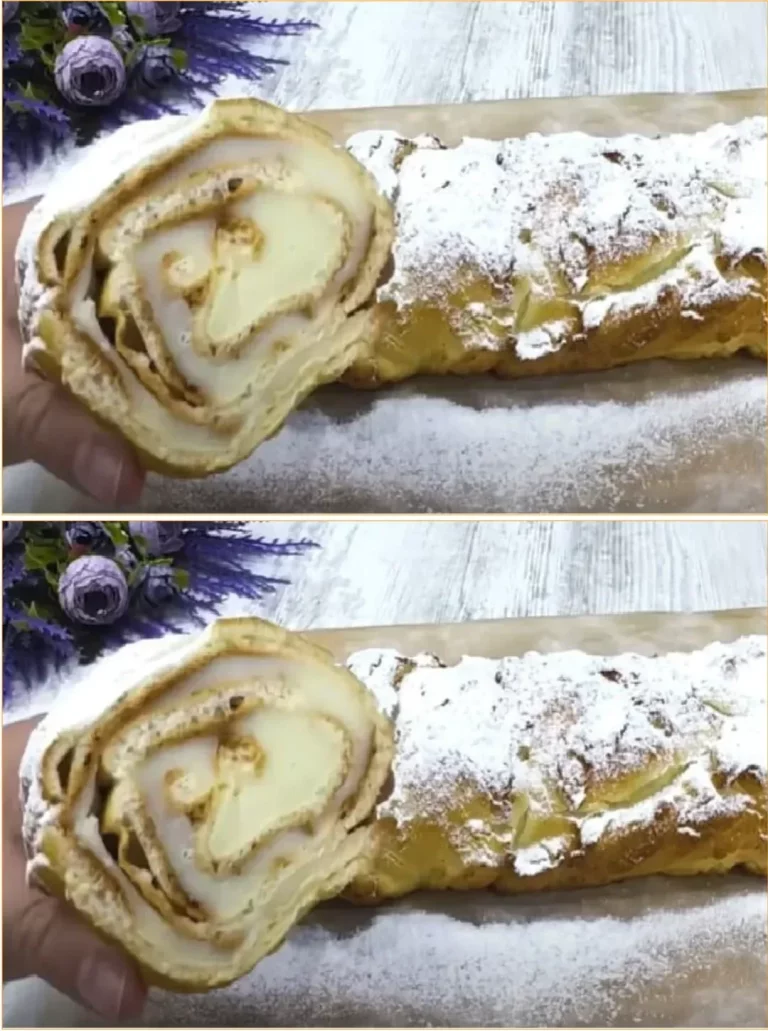 Torta ospiti decorata con frutta fresca e crema