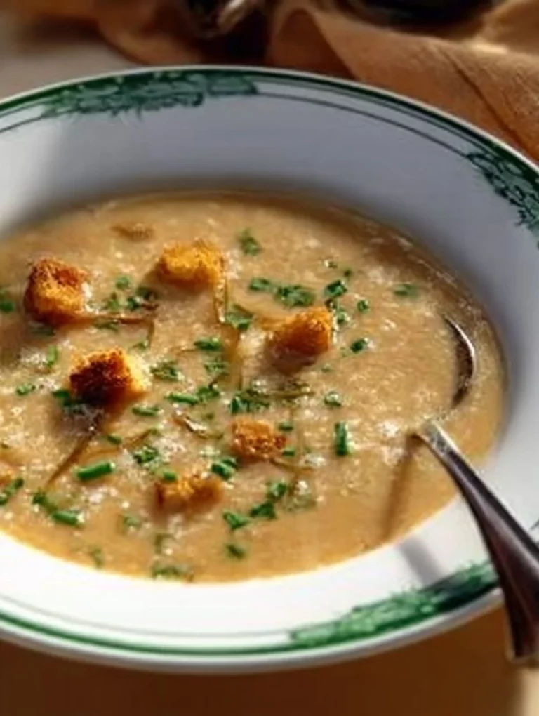 Zuppa di pane Brotsuppe: piatto rustico e gustoso con ingredienti freschi