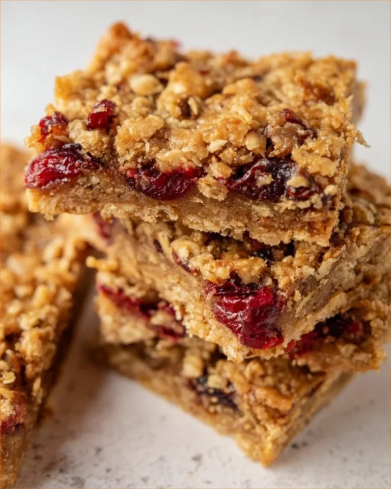 Barrette di avena con noci e mirtilli rossi, snack sano e nutriente